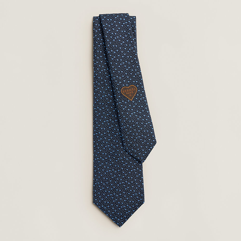 Coeurs Petillants tie - Blue | Hermès USA